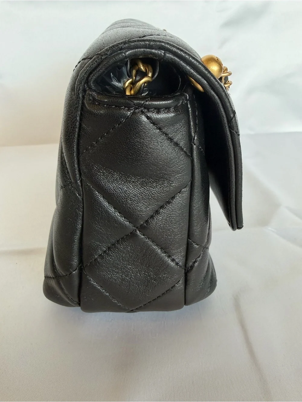CHANEL 24A Black Lambskin Mini Flap Chanel CC Turnlock Full Set Microchipped - Picture 8 of 16